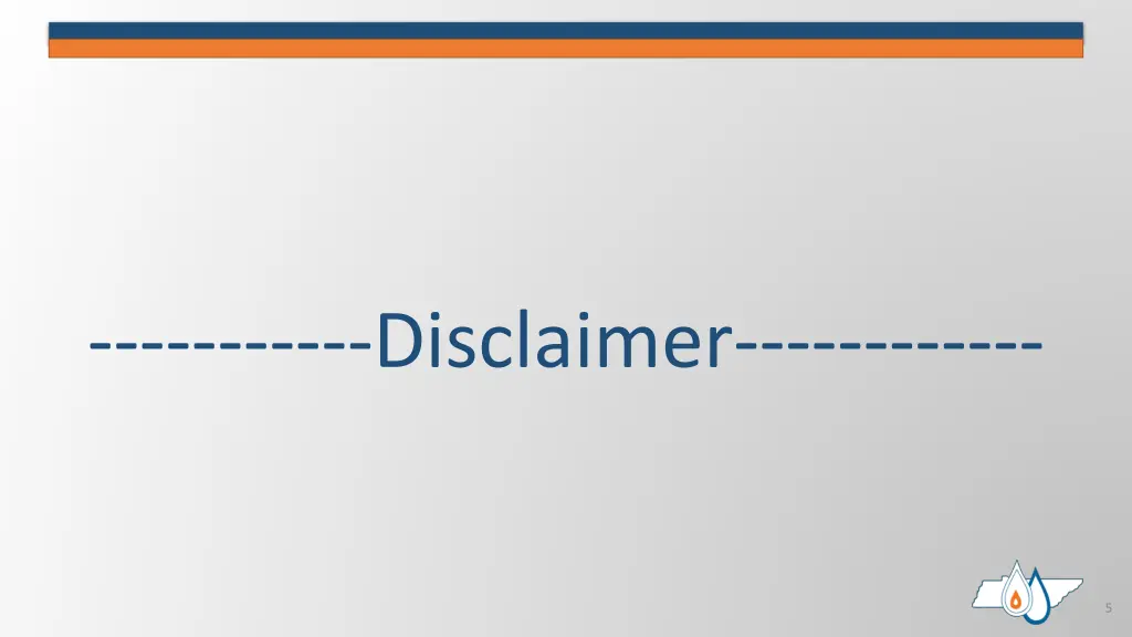 disclaimer