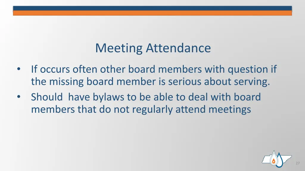 meeting attendance