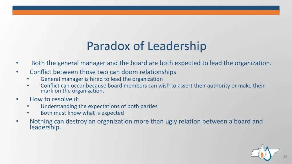 paradox of leadership