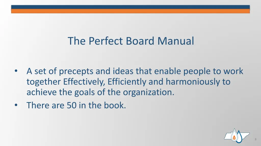 the perfect board manual