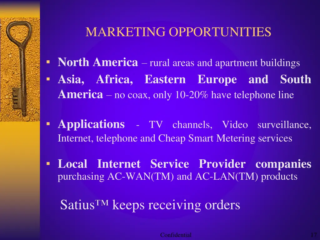 marketing opportunities