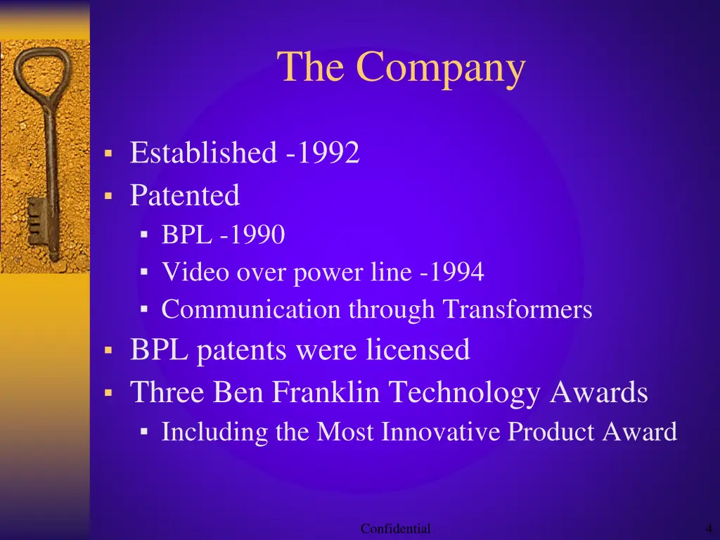 the company
