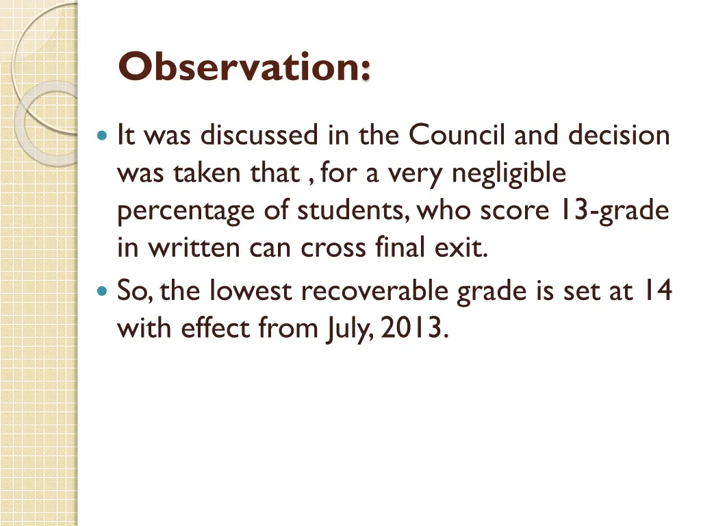 observation 1