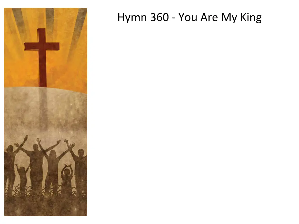 hymn 360 you are my king