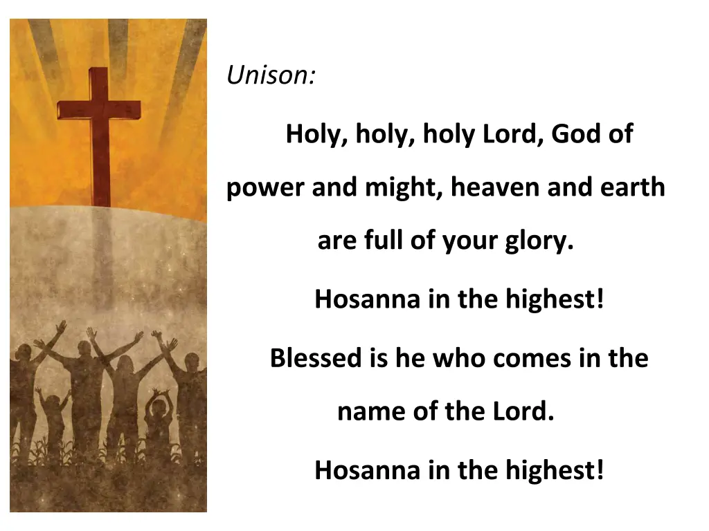 unison