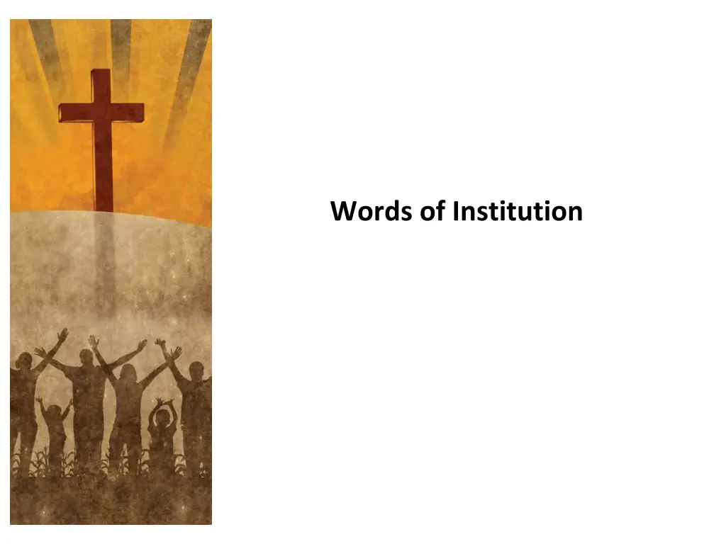 words of institution