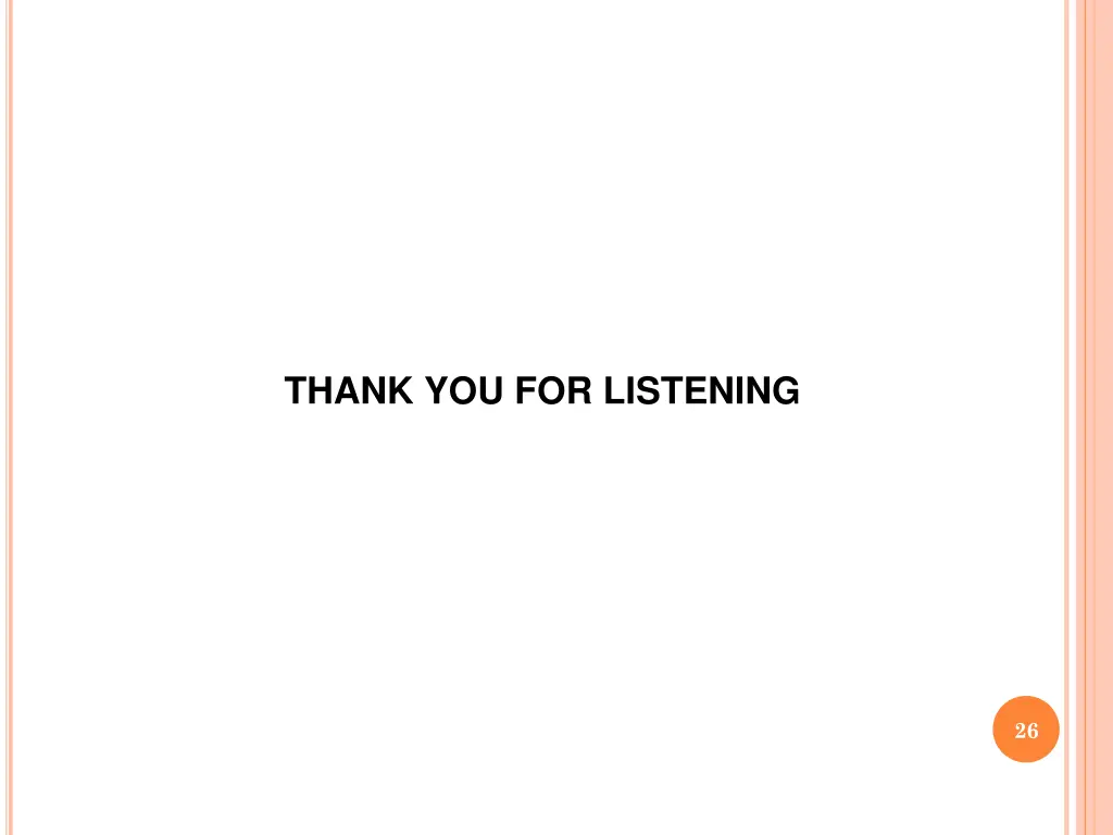 thank you for listening