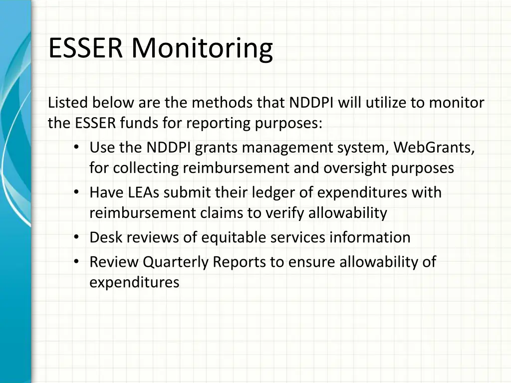 esser monitoring