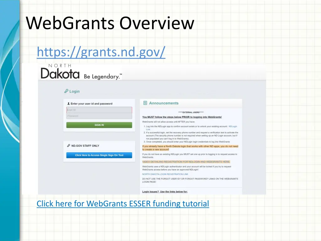 webgrants overview