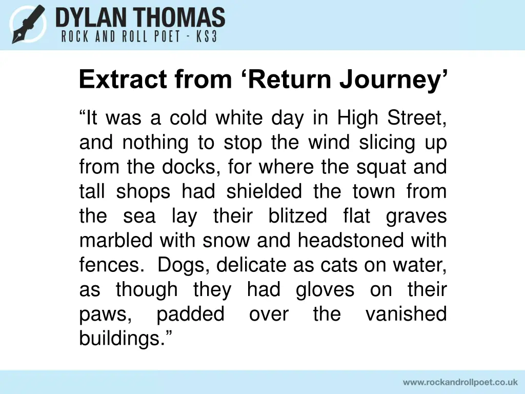extract from return journey