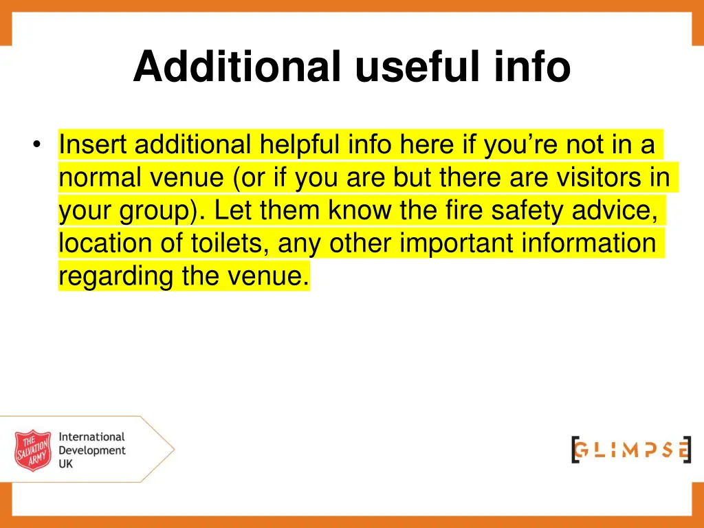 additional useful info