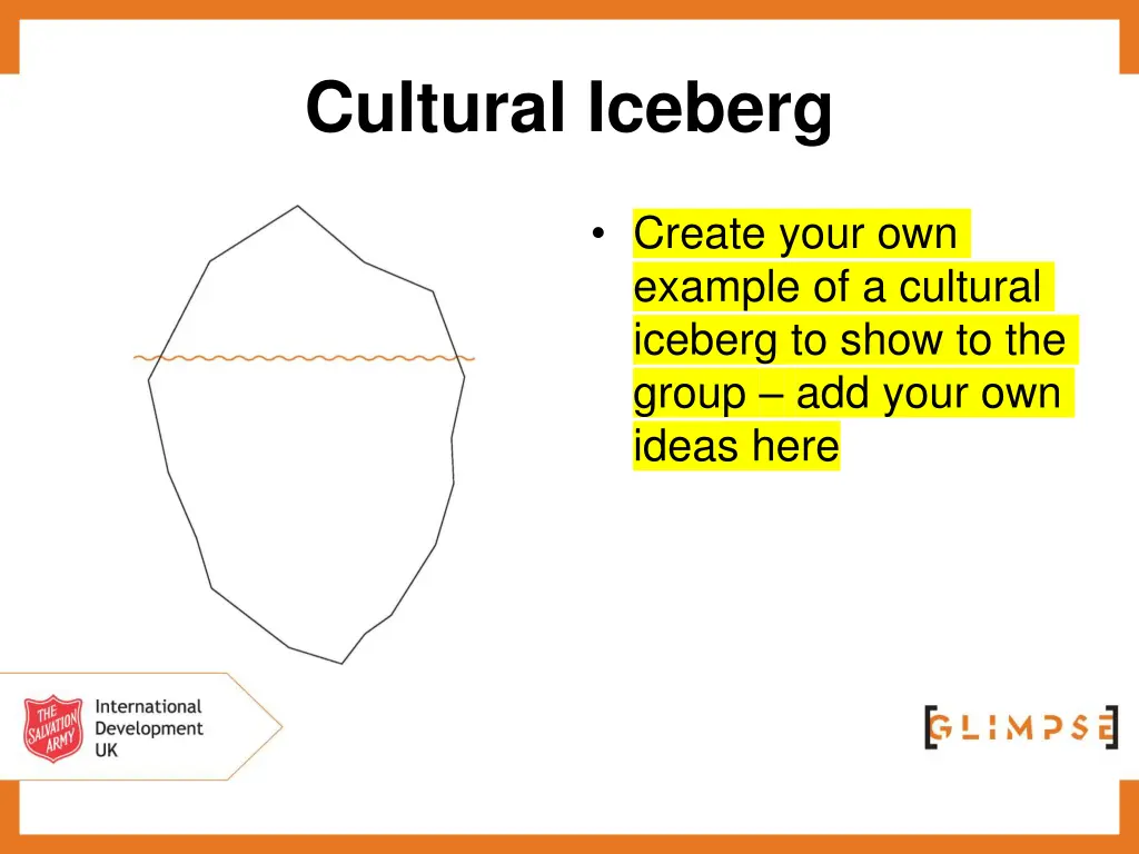cultural iceberg