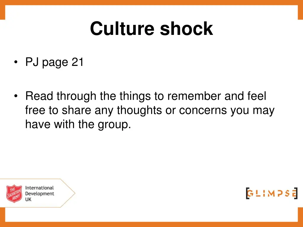 culture shock