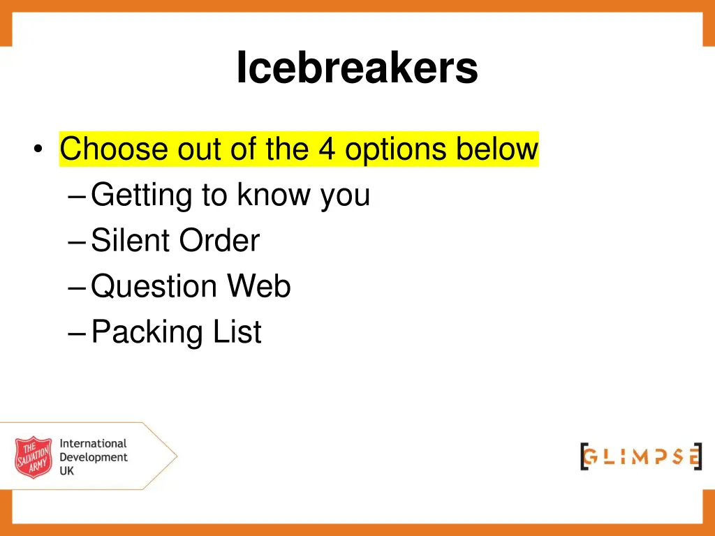 icebreakers
