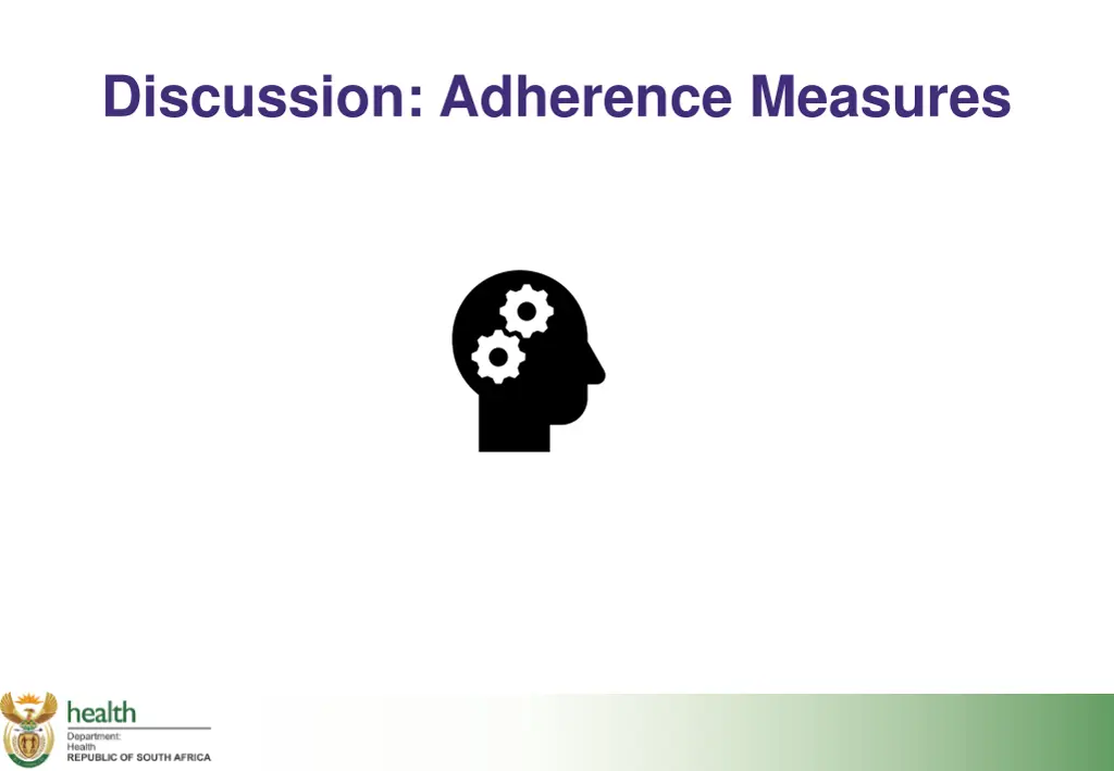 discussion adherence measures