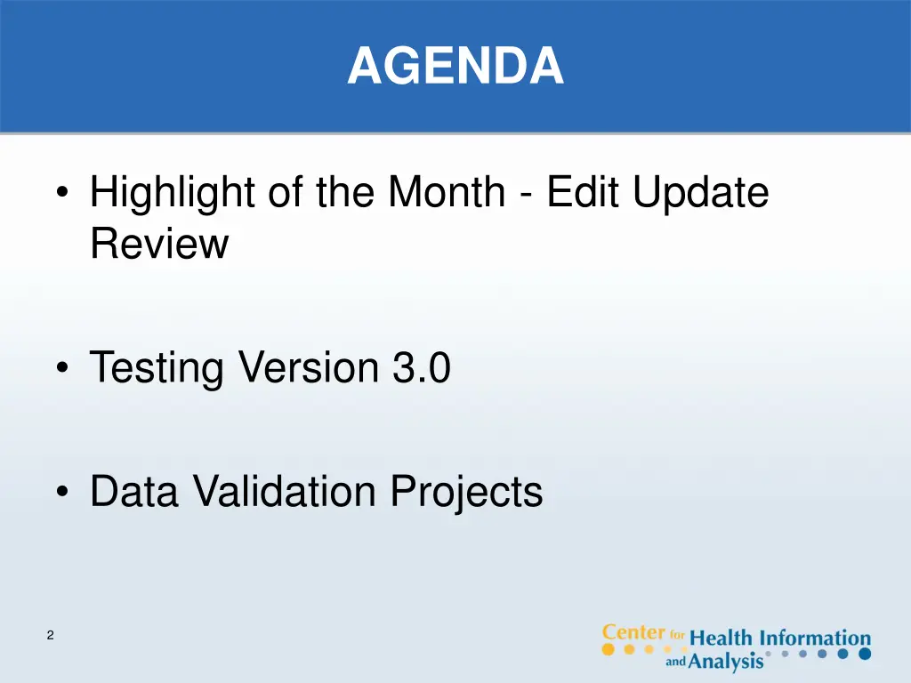 agenda