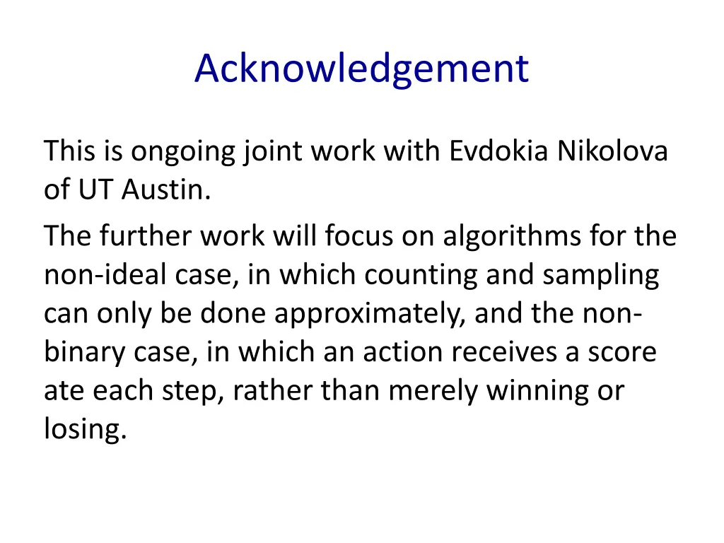 acknowledgement