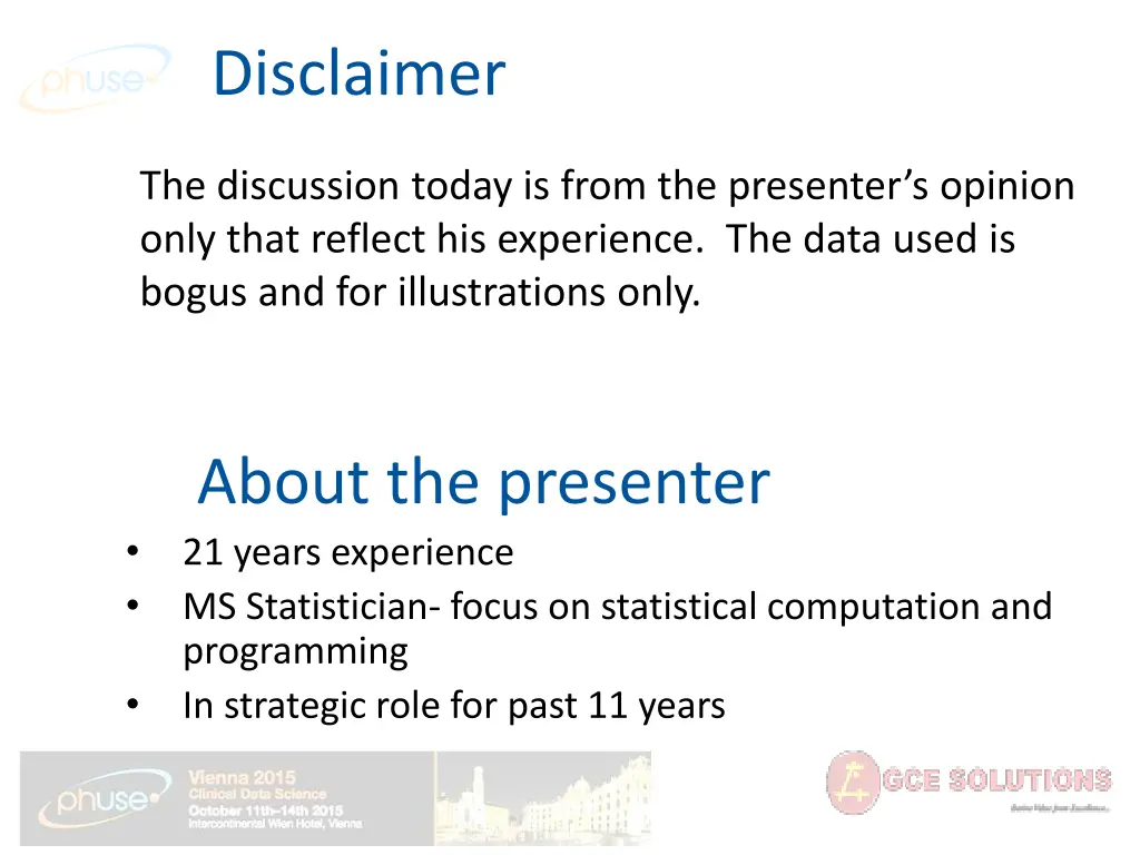 disclaimer