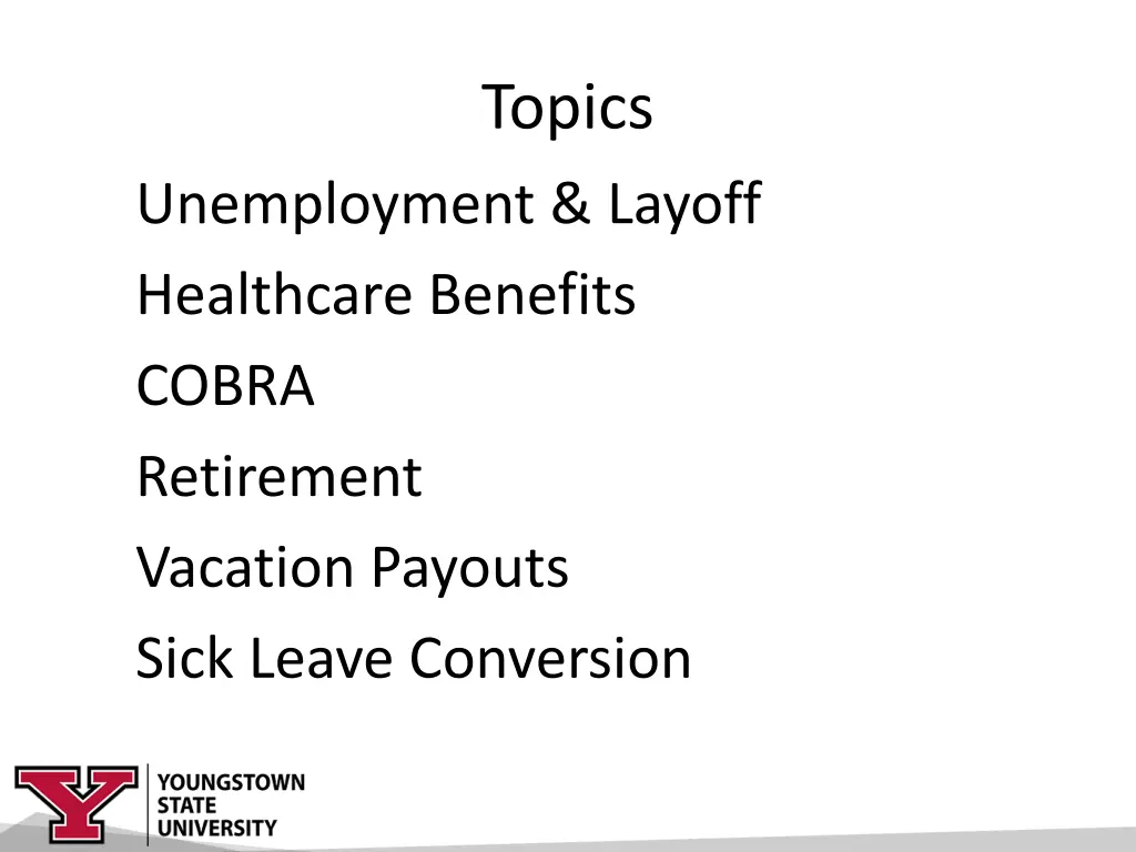 topics