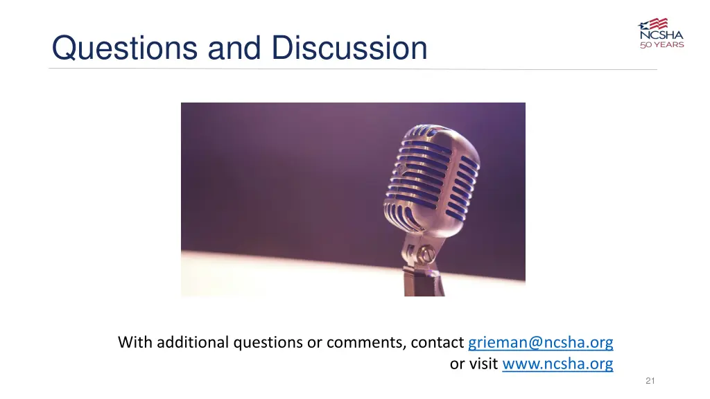 questions and discussion