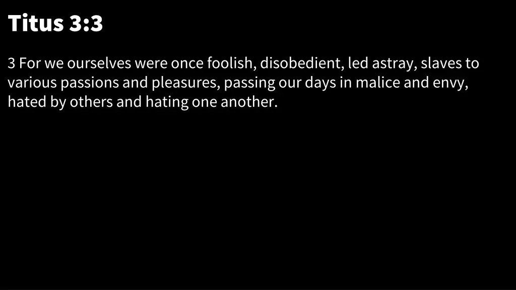 titus 3 3