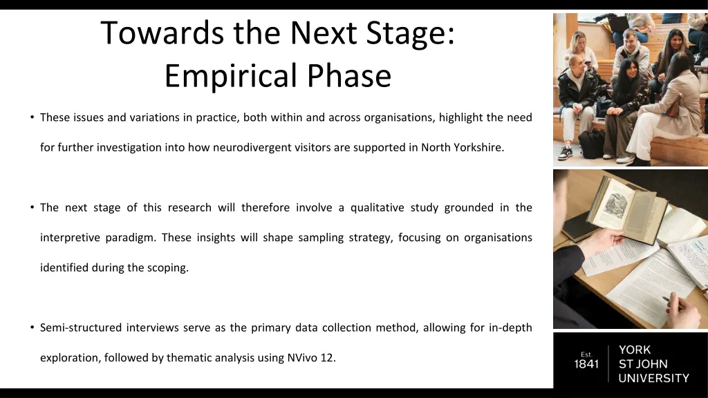 towards the next stage empirical phase
