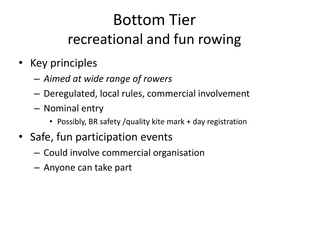bottom tier