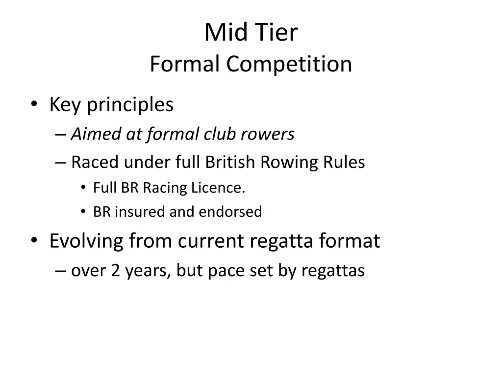 mid tier