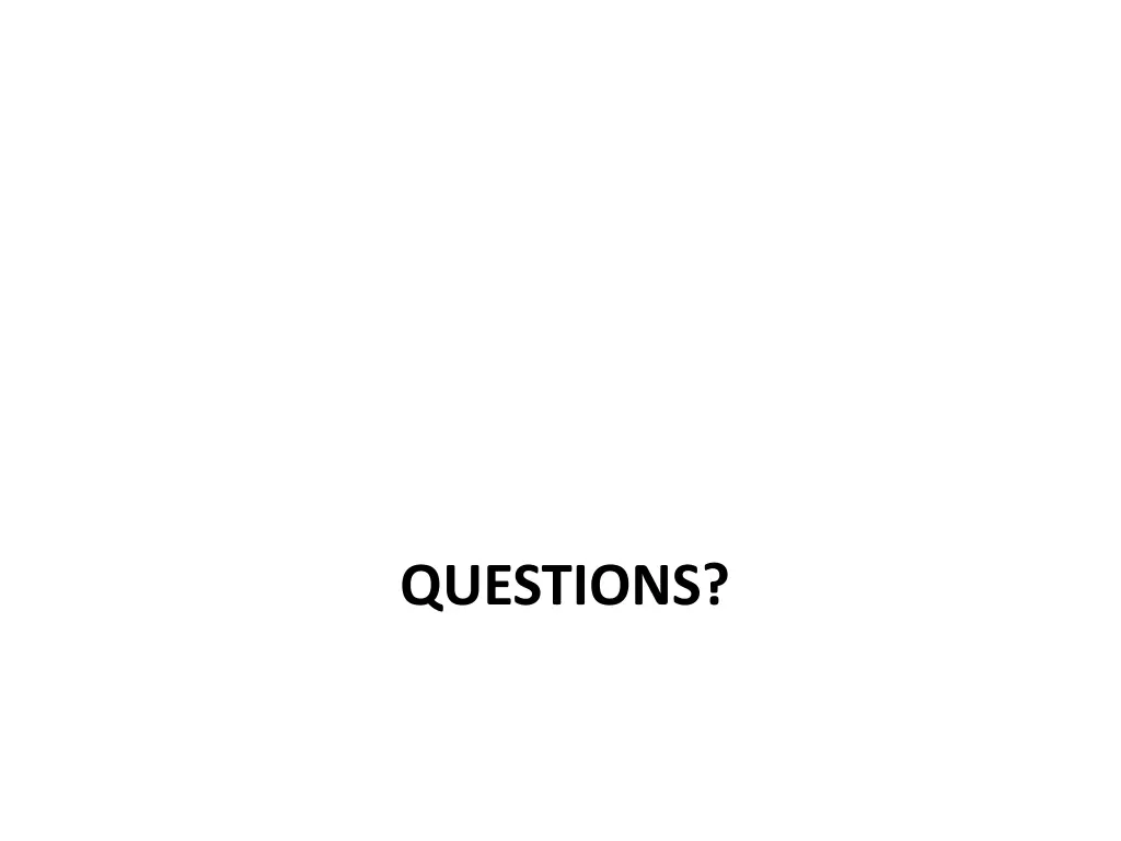 questions