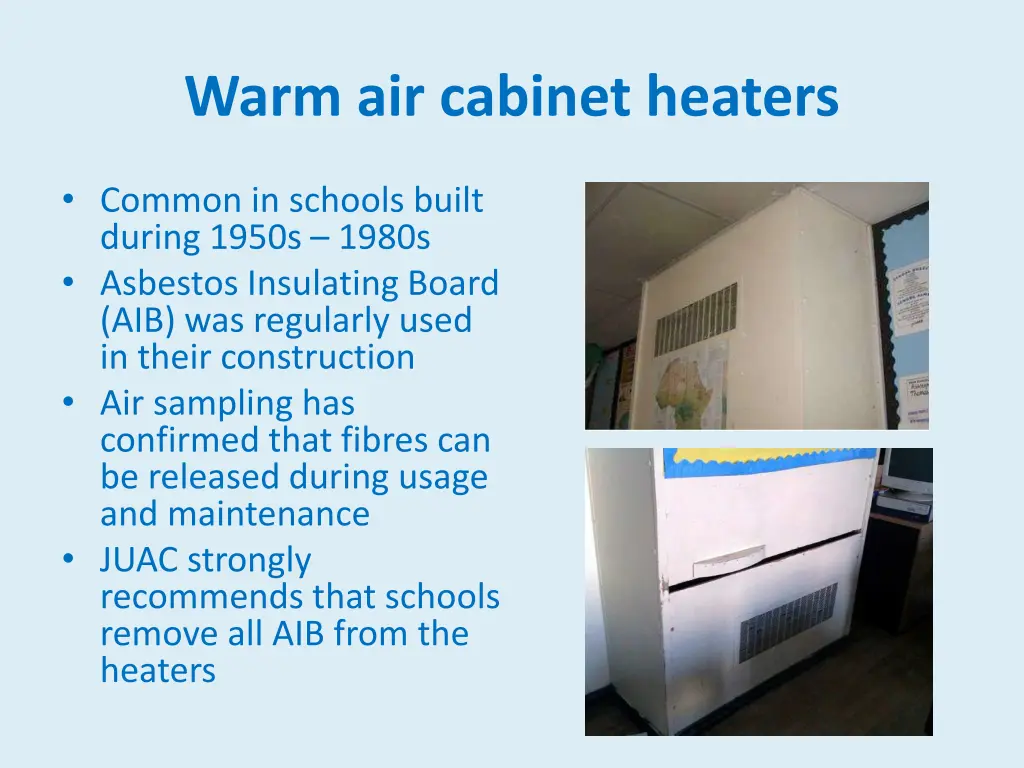 warm air cabinet heaters