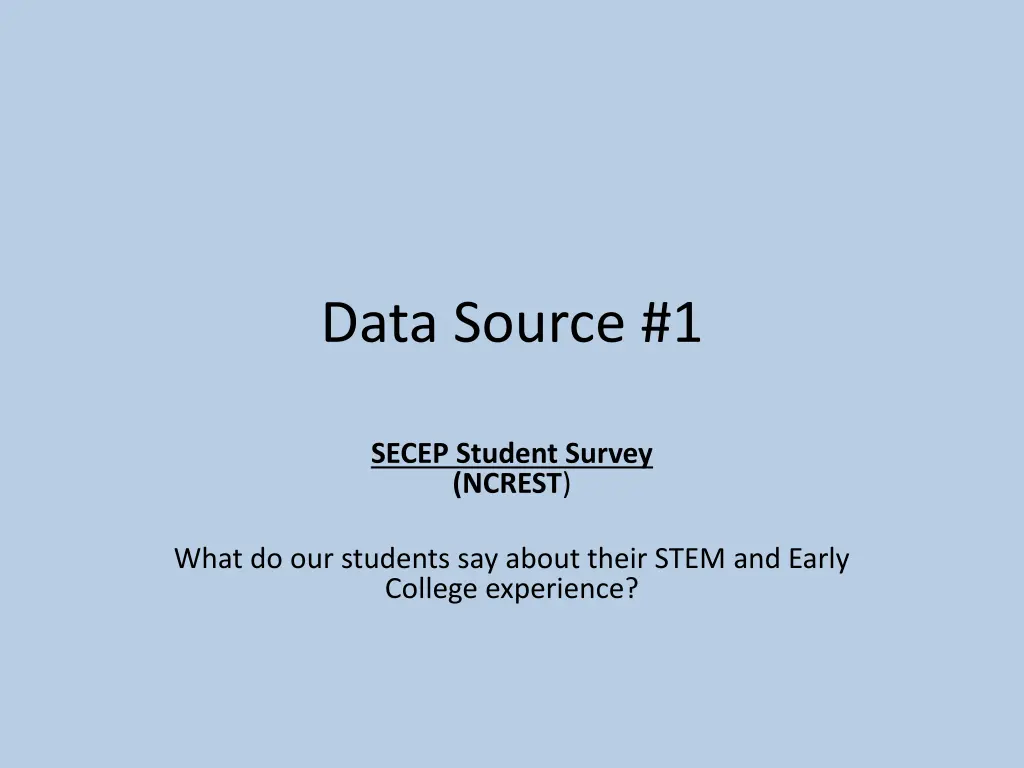 data source 1