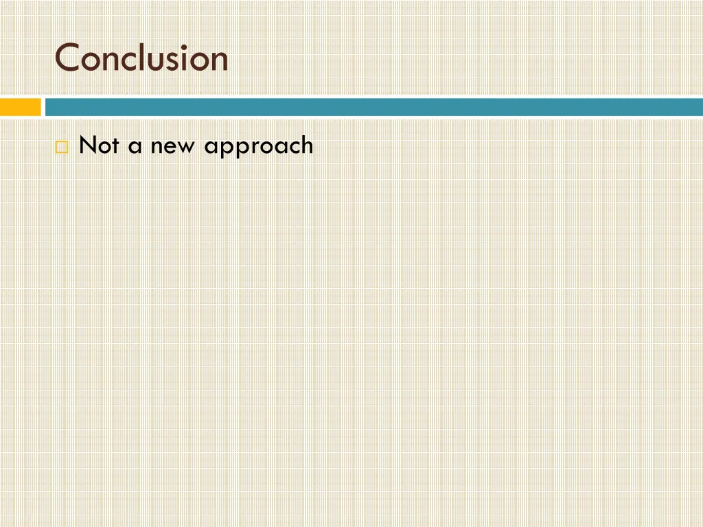 conclusion