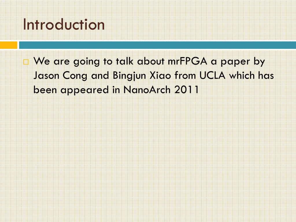 introduction