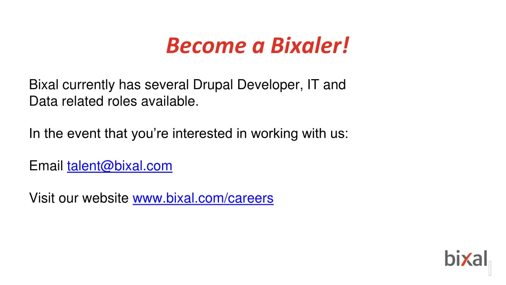 become a bixaler
