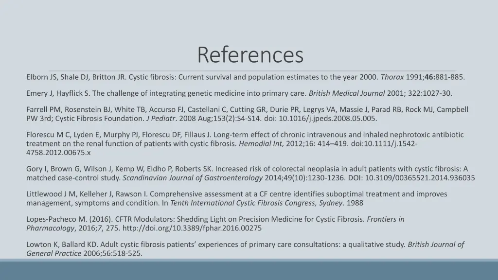 references 1