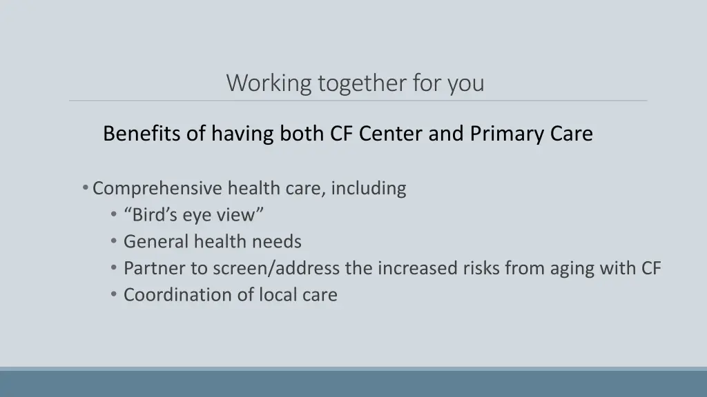 working together for you 1