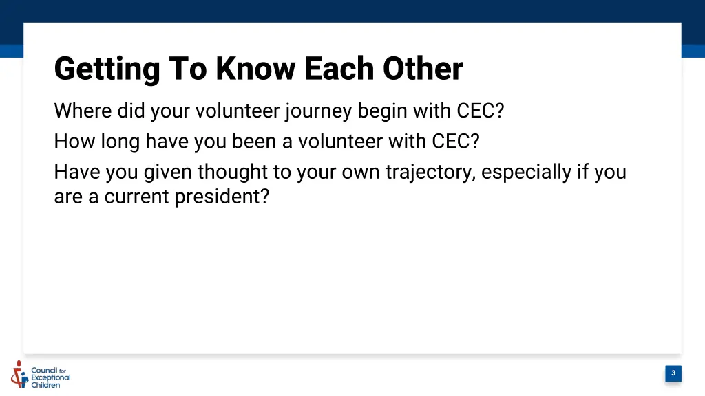getting to know each other where did your