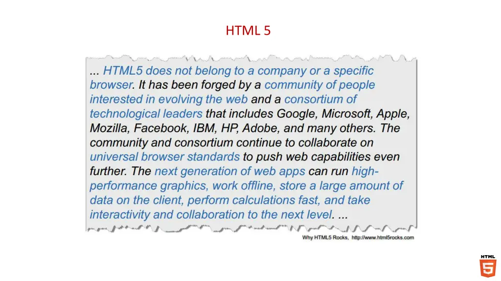 html 5