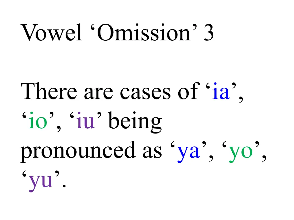 vowel omission 3