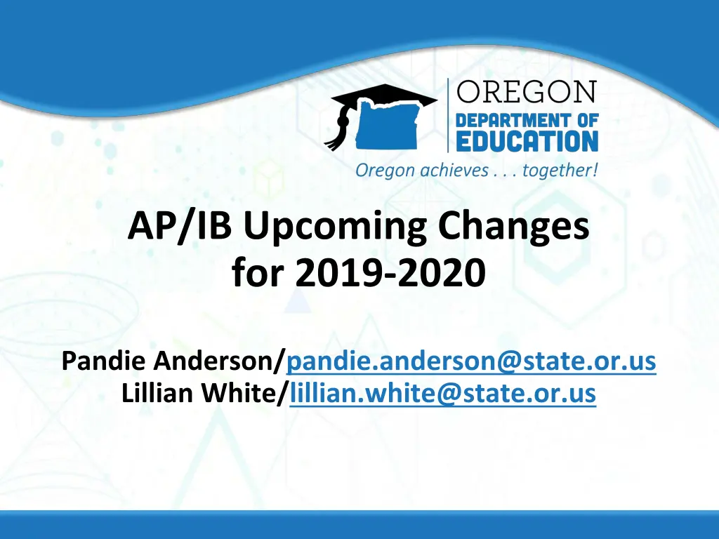 ap ib upcoming changes for 2019 2020