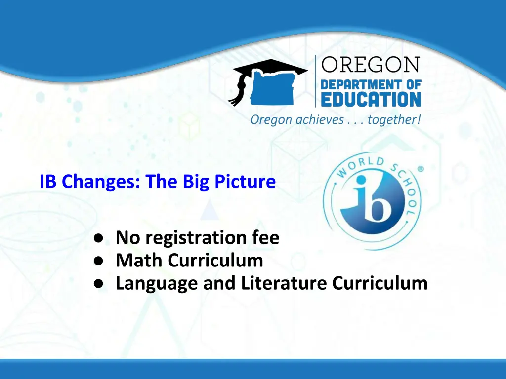 ib changes the big picture