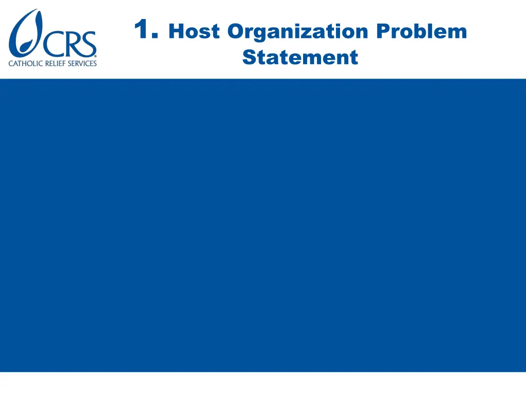 1 host organization problem statement