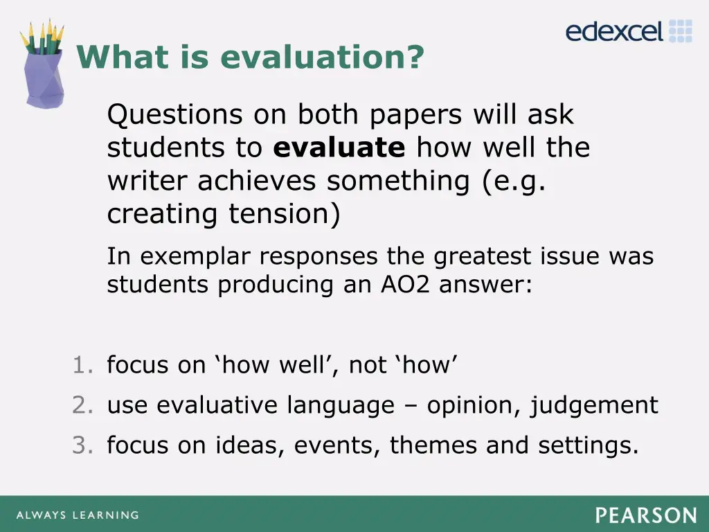 what is evaluation