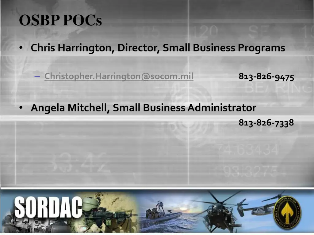 osbp pocs