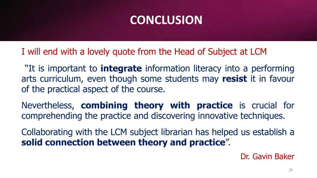 conclusion