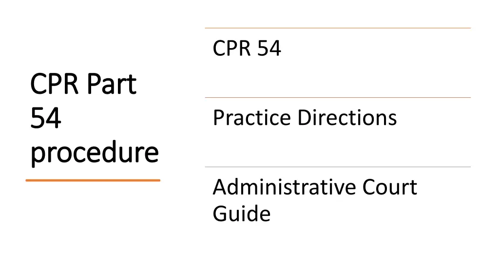 cpr 54