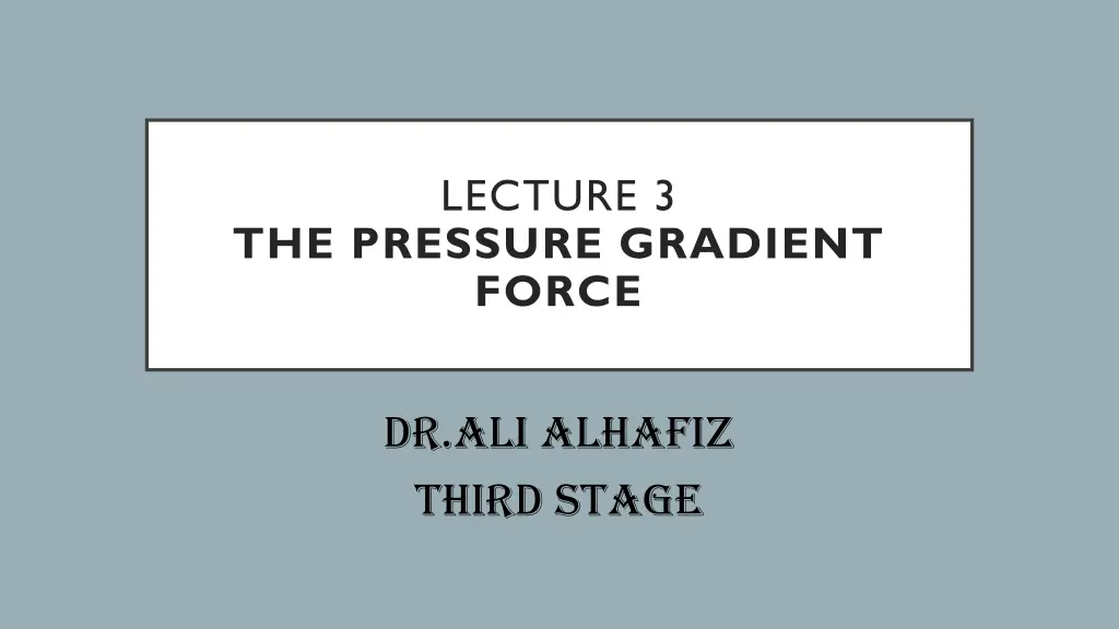 lecture 3