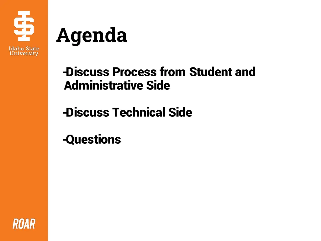 agenda