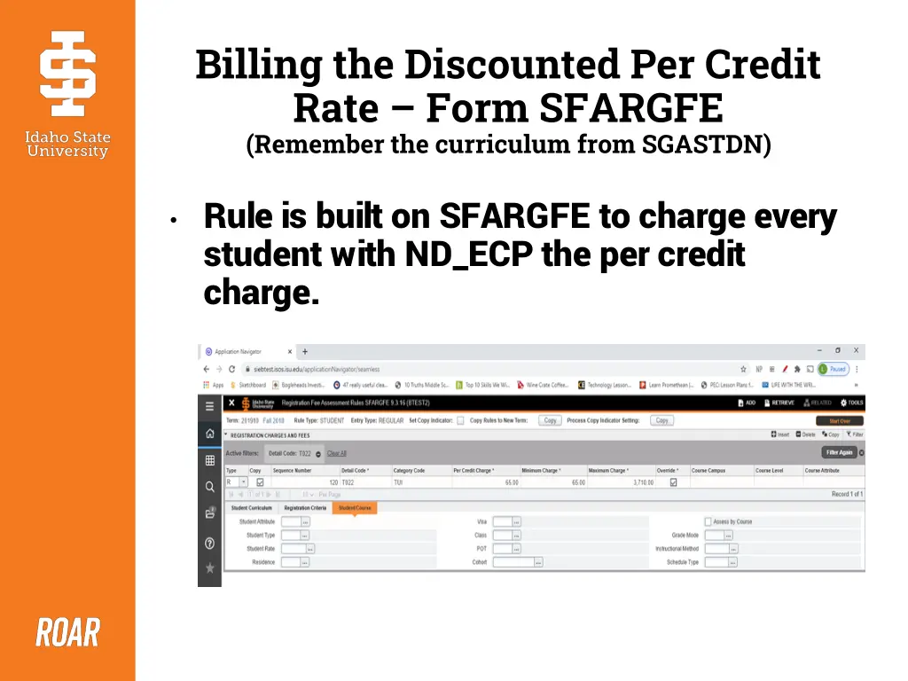 billing the discounted per credit rate form