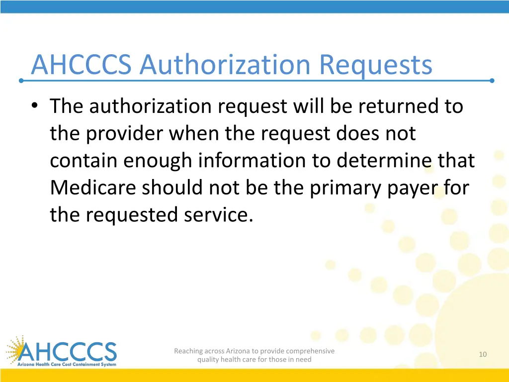 ahcccs authorization requests the authorization